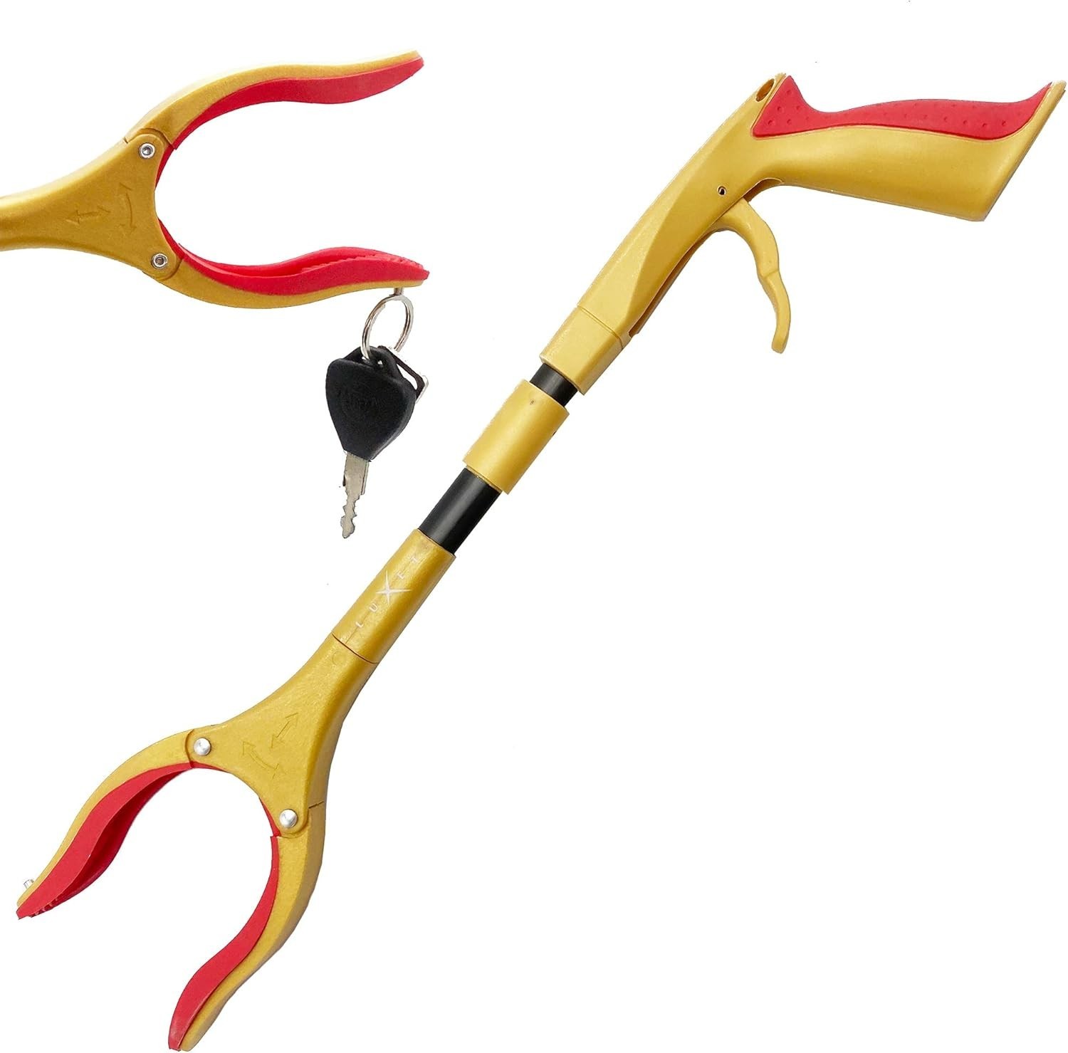 Grabber Reacher Tool 19 Inch Foldable Pick Up Stick Magnetic Tip Heavy Duty