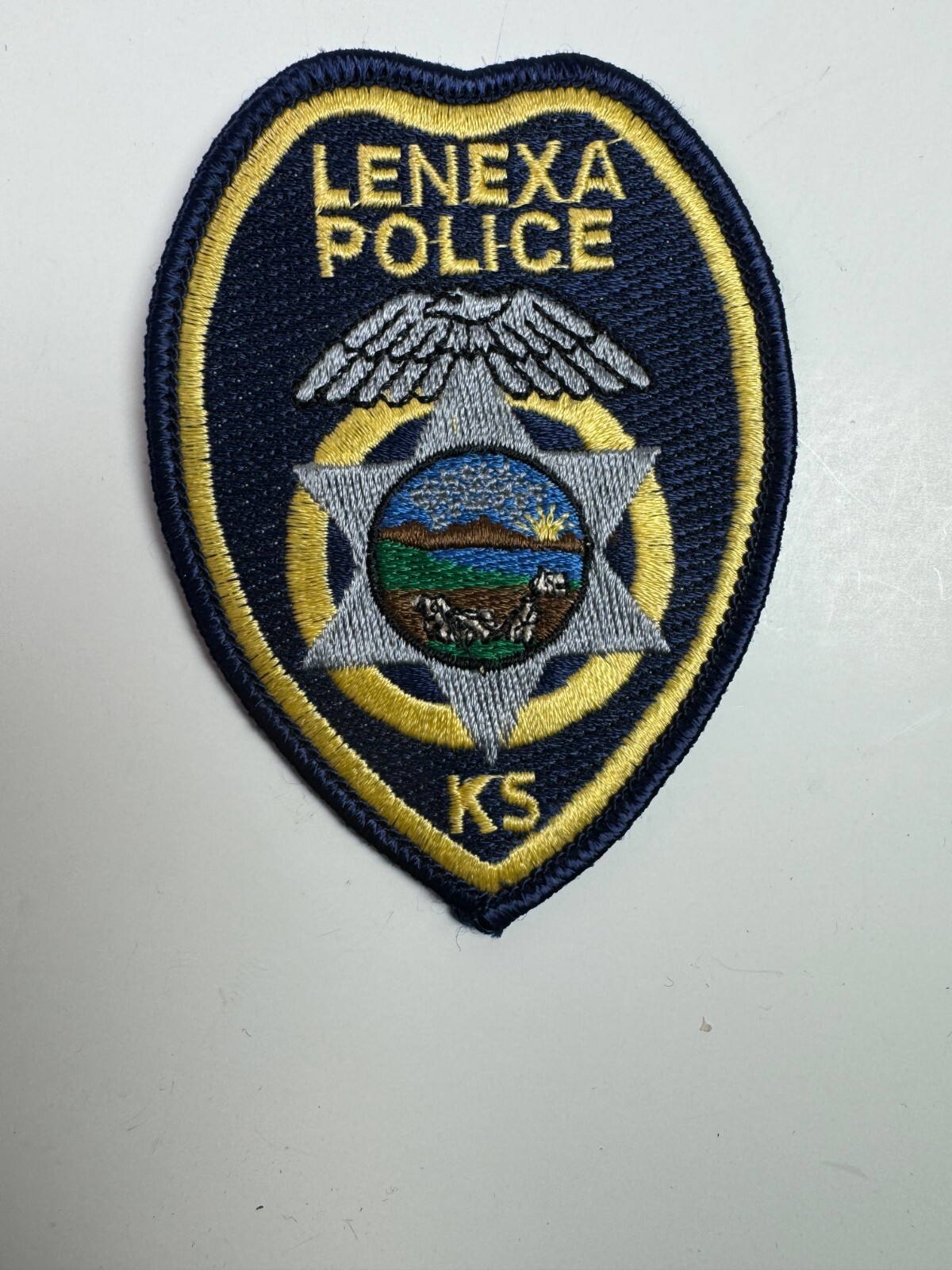 3.5" Lenexa Police Kansas KS Patch K1