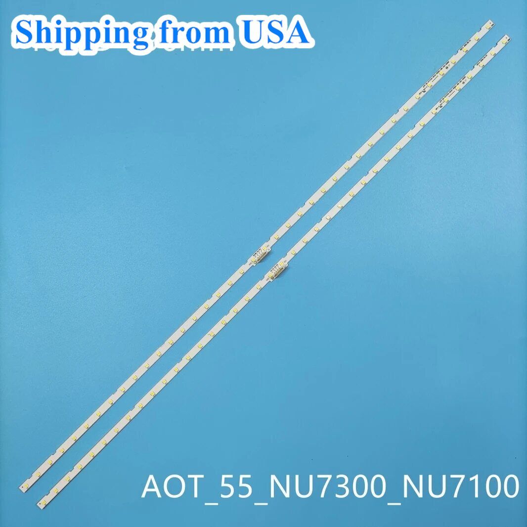 LED Strips（2） for Samsung Un55NU7090 UE55NU7120 UN55NU6950 UN55NU7100 UE55NU7179