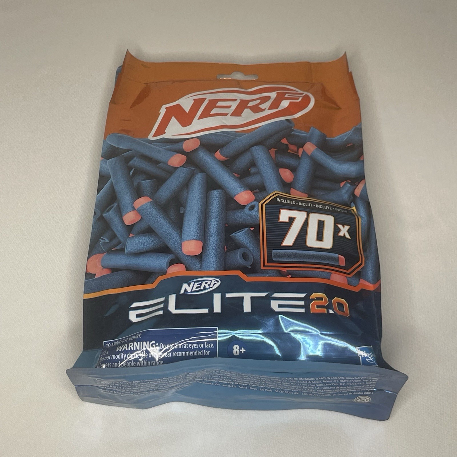 New Hasbro Nerf Elite 2.0 Replacement Darts - 70x Darts Refill Pack New Sealed!!