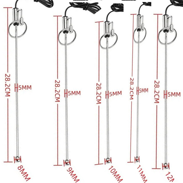 E-Stim Urethral Plug Sound Dilator Electro Penis Plug Stretcher CBT Enhancer Toy