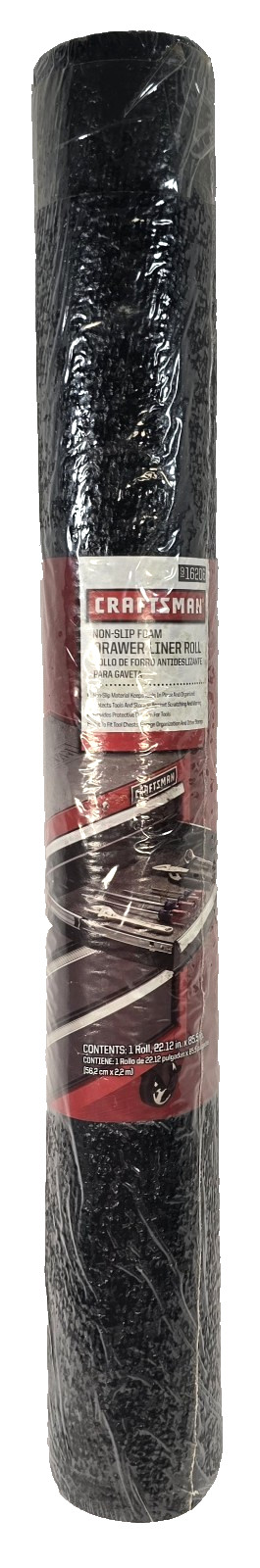 CRAFTSMAN Non-Slip Foam Tool Chest DRAWER LINER ROLL (22.12" x 85.5") 916206 New