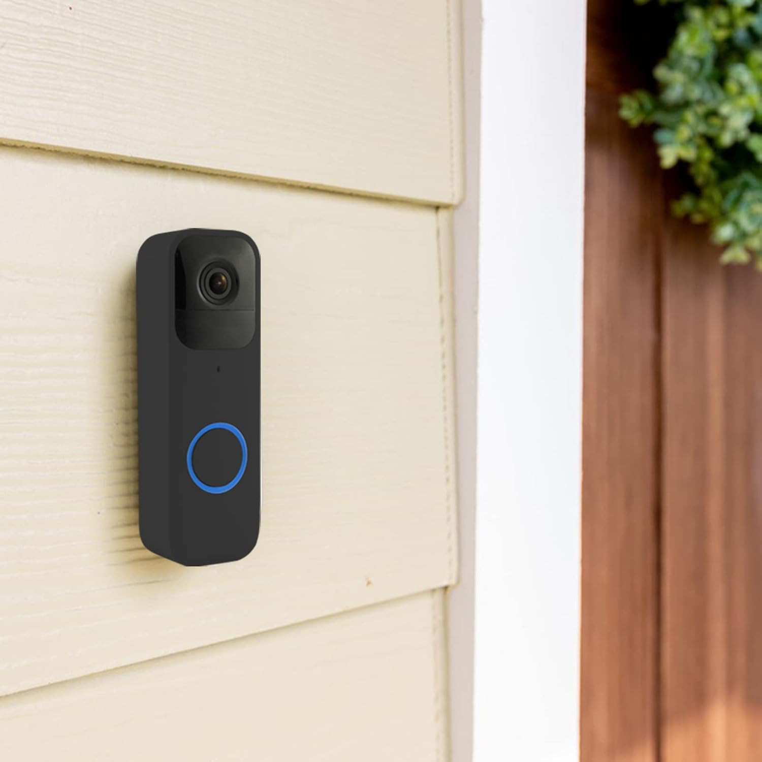Black Backplate for Blink Video Doorbell Back Plate Replacement Part with Hooks