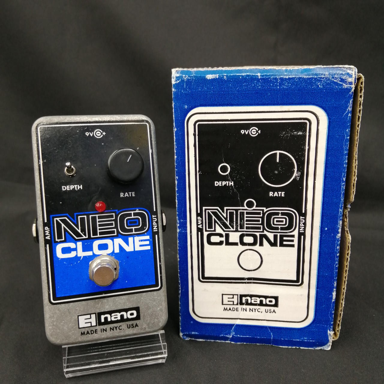 Electro-Harmonix Neo Clone Analog Chorus Guitar Effects Pedal Used