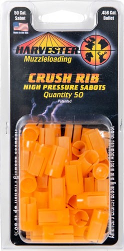 Harvester Muzzleloading .50 Cal Crushed Rib Sabot 458 Cal 50 Pack