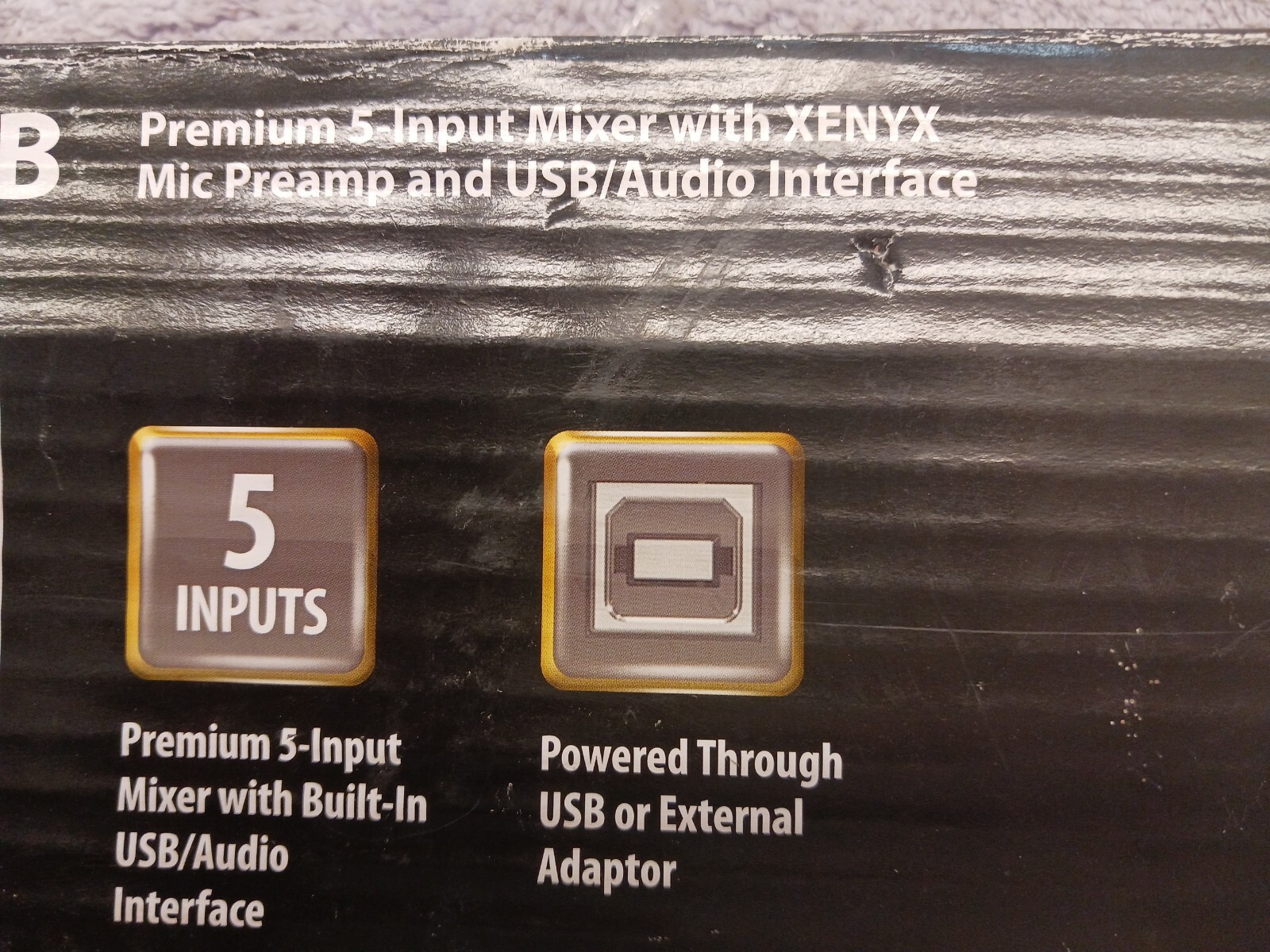 Behringer XENYX 302USB Audio Interface Mixer 5 Inputs BRAND NEW OPENED BOX