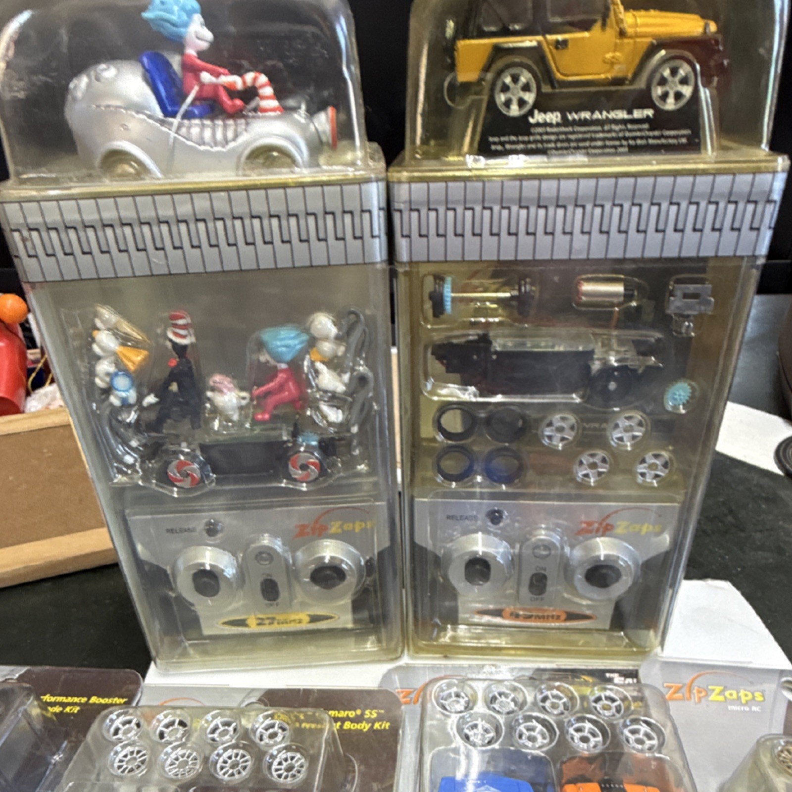 ZipZaps RadioShack Micro RC Cars Lot Cat in the Hat Jeep Fast & Furious Kits