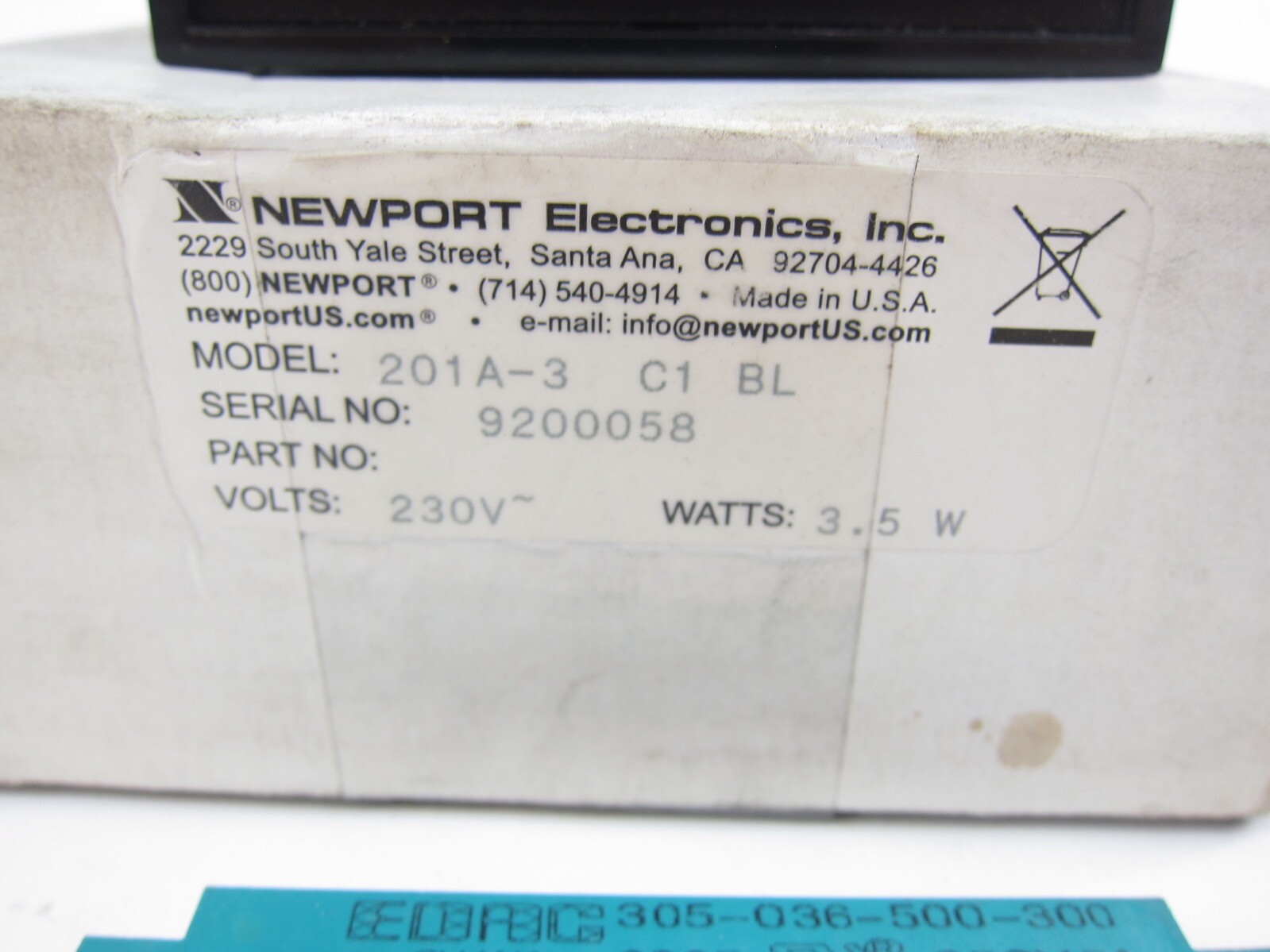 NEW Newport Electronics 201A-3 Panel Meter