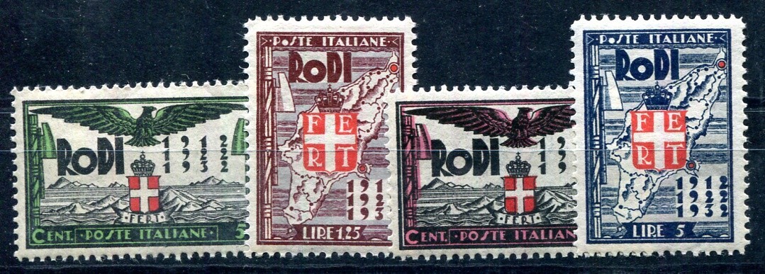 AEGEAN ISLANDS 1932 123,127,129 ** MINT FLAWLESS (F6627