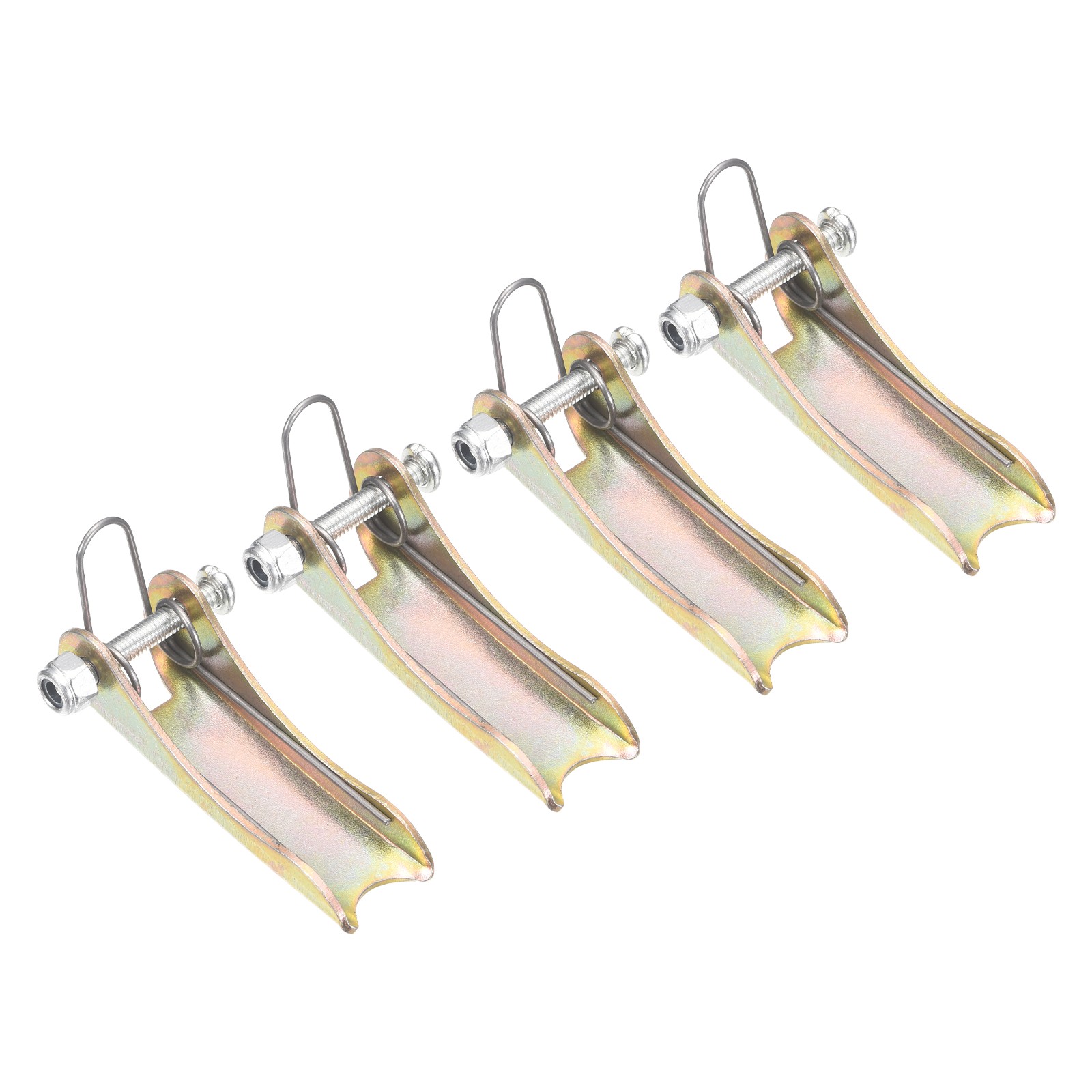 4 Pack 1.6 Inch / 40mm 1T Metal Replacement Hooks Latch, Color Steel