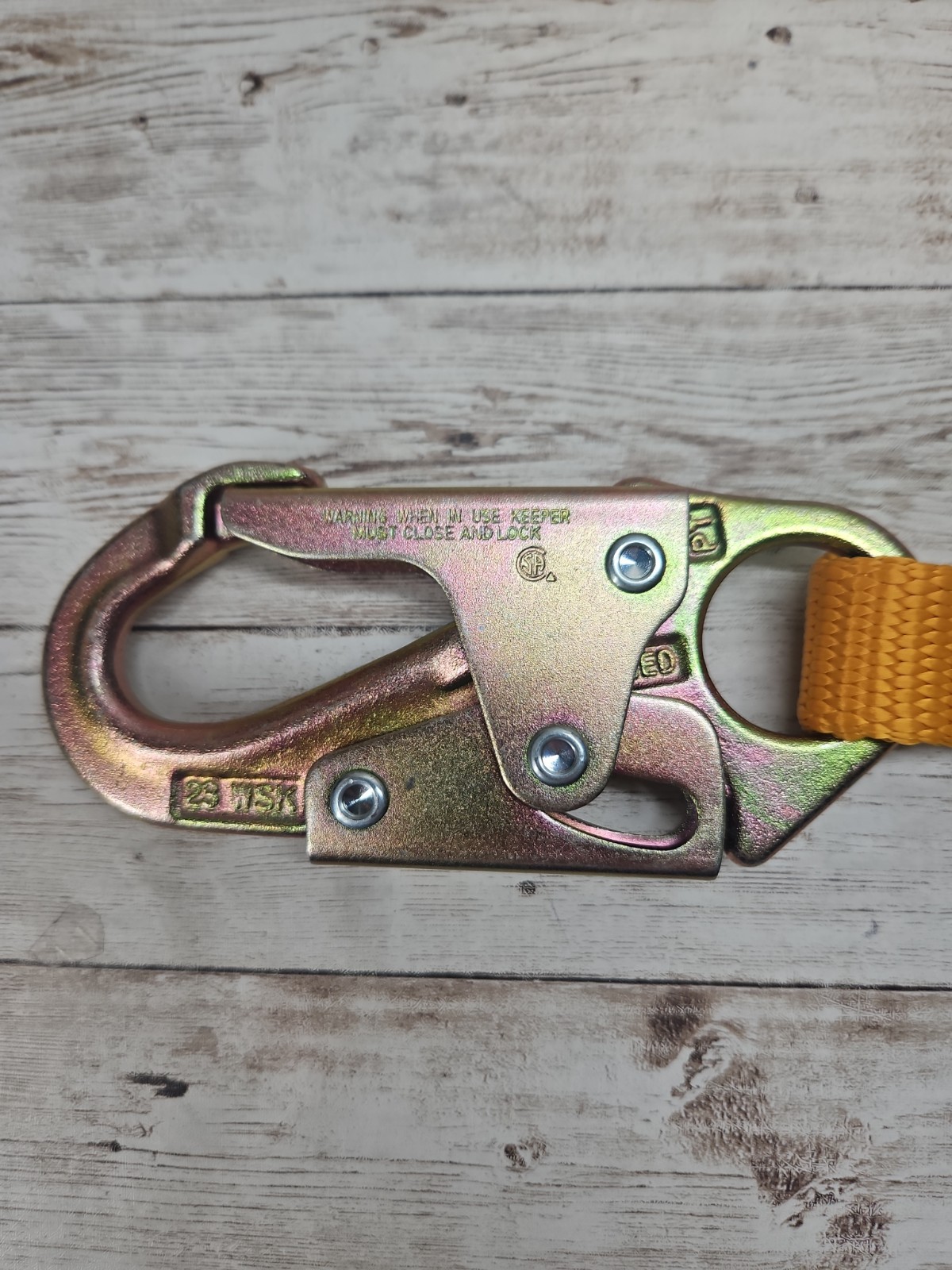 Werner C111104 4ft Web Positioning Lanyard 1in Polyester Web 2 Snap Hooks