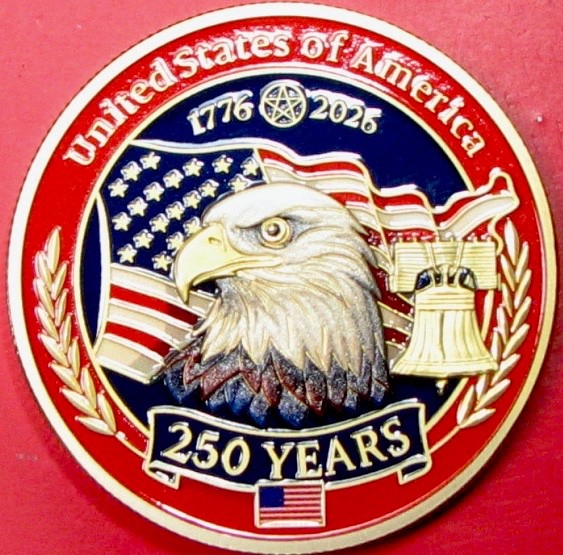US 250 Years. Challenge, Souvenir. CT19d.