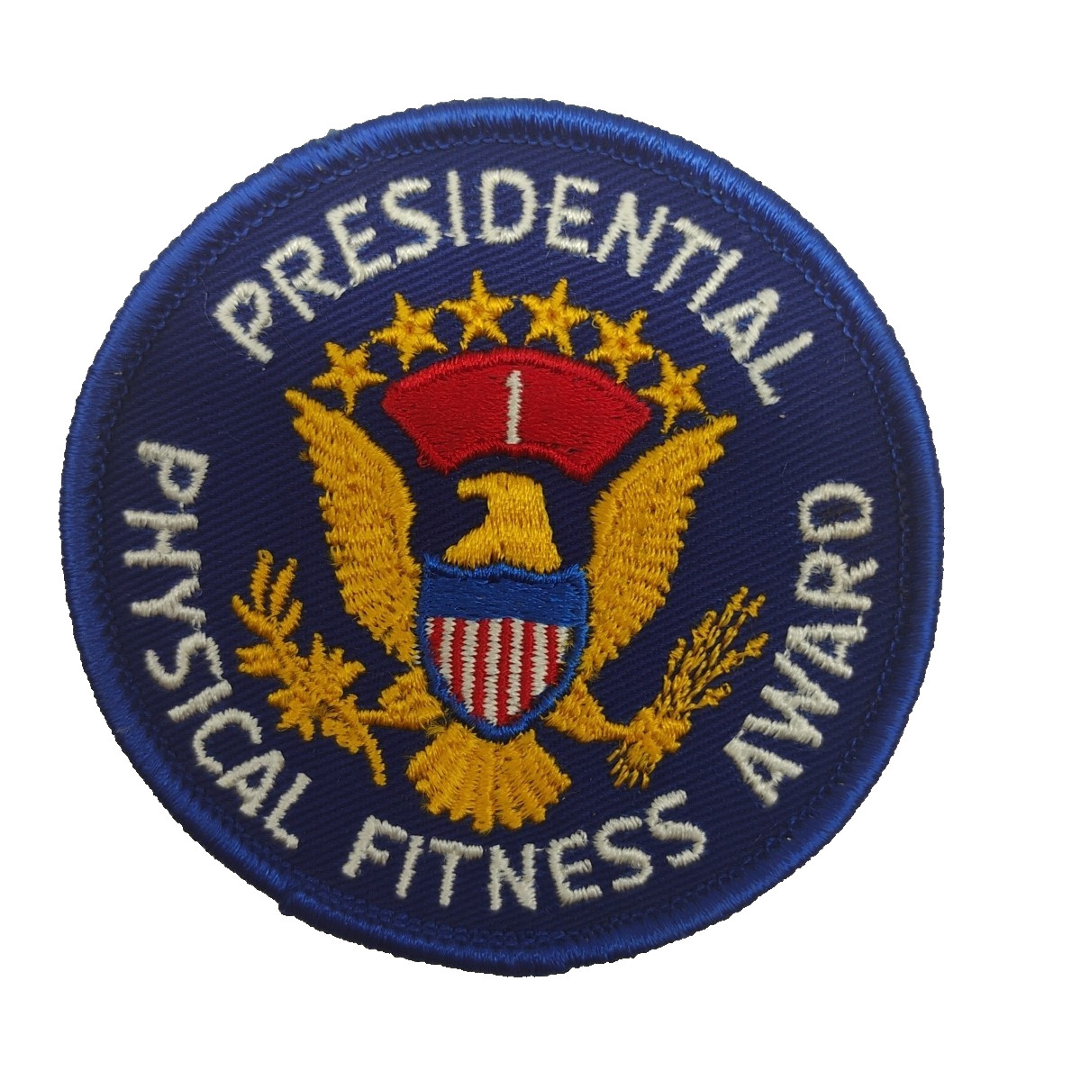 Presidential Physical Fitness Patch 3" Vintage USA Eagle Emblem Award Badge New