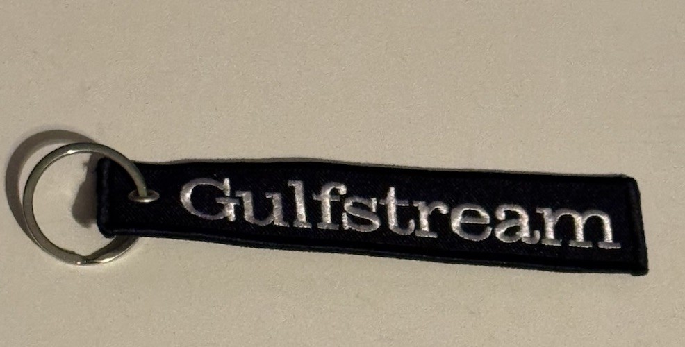 Gulfstream Aerospace Remove Before Flight Keychain Aviation Jet Plane Tag Rare