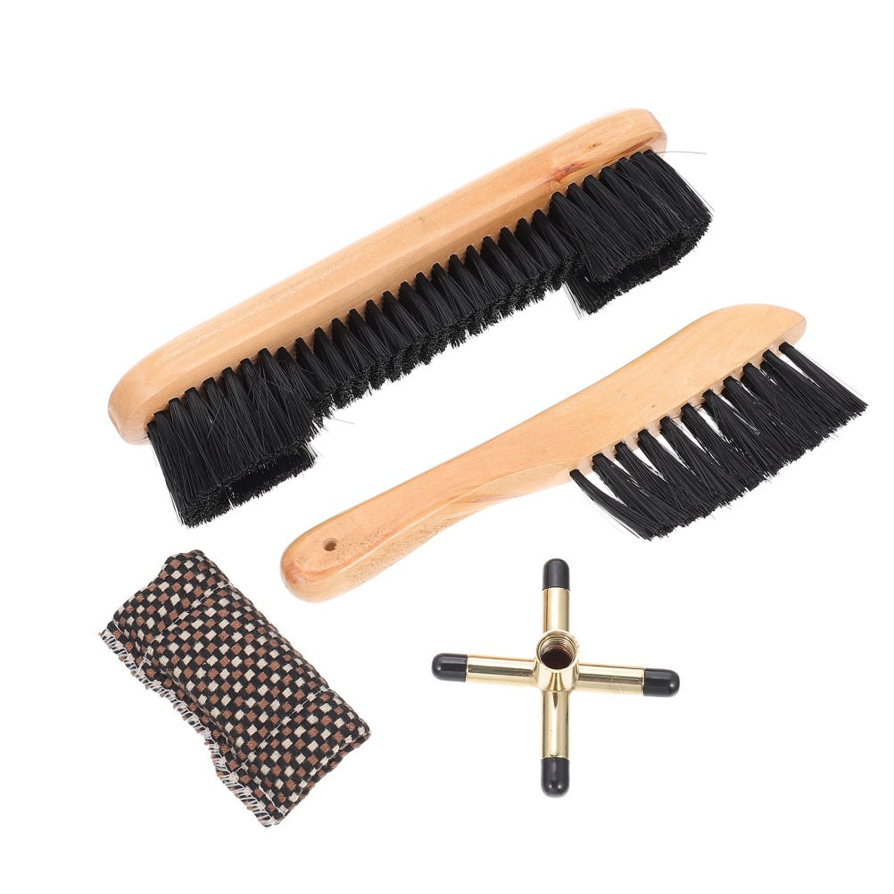 Reusable Pool Table Accessories Clean Kit with Dual Bristle Brush for Billiards
