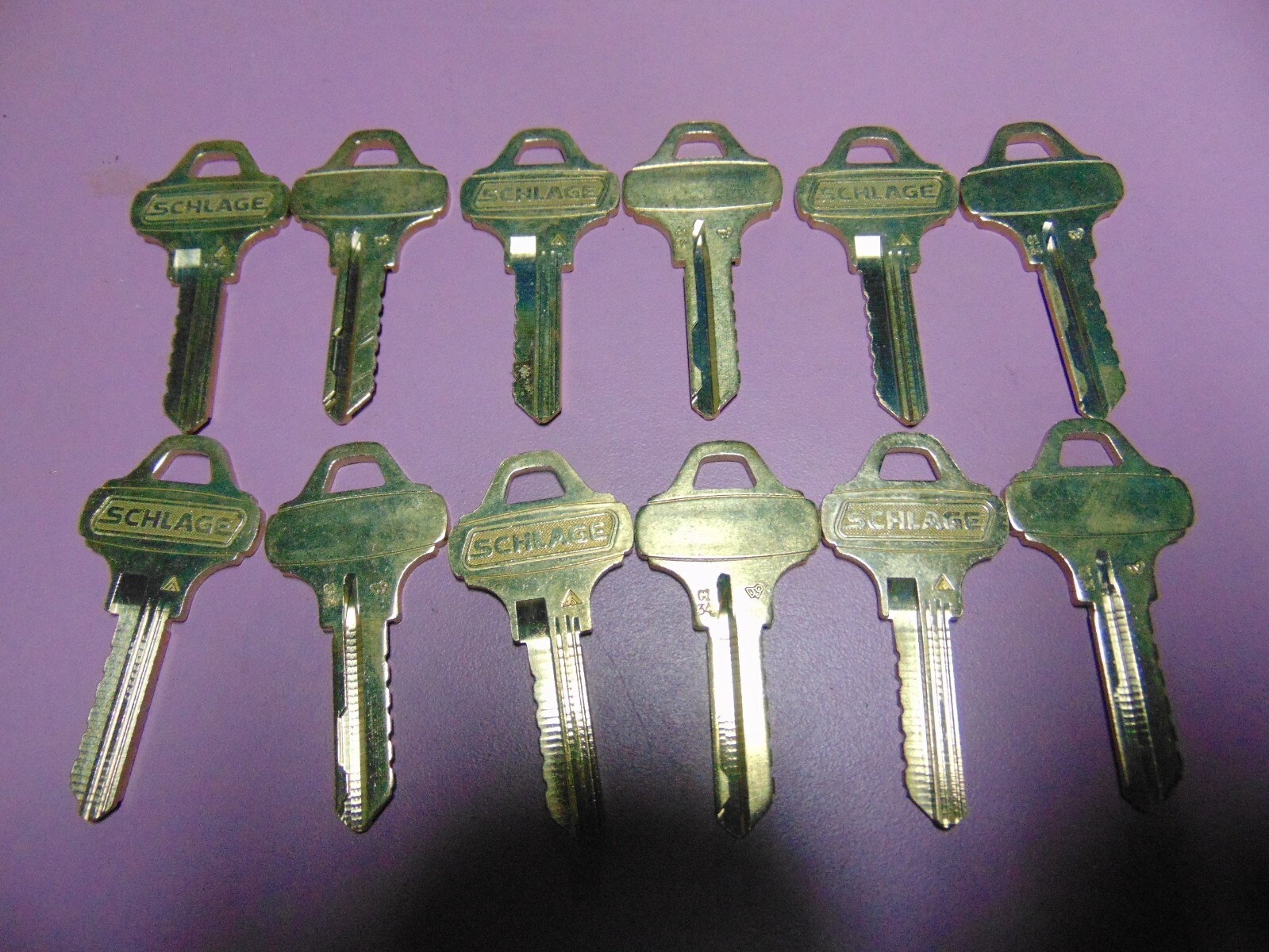 12 KEYS EVEREST SCHLAGE C134 KEYS UNCUT LOCKSMITH