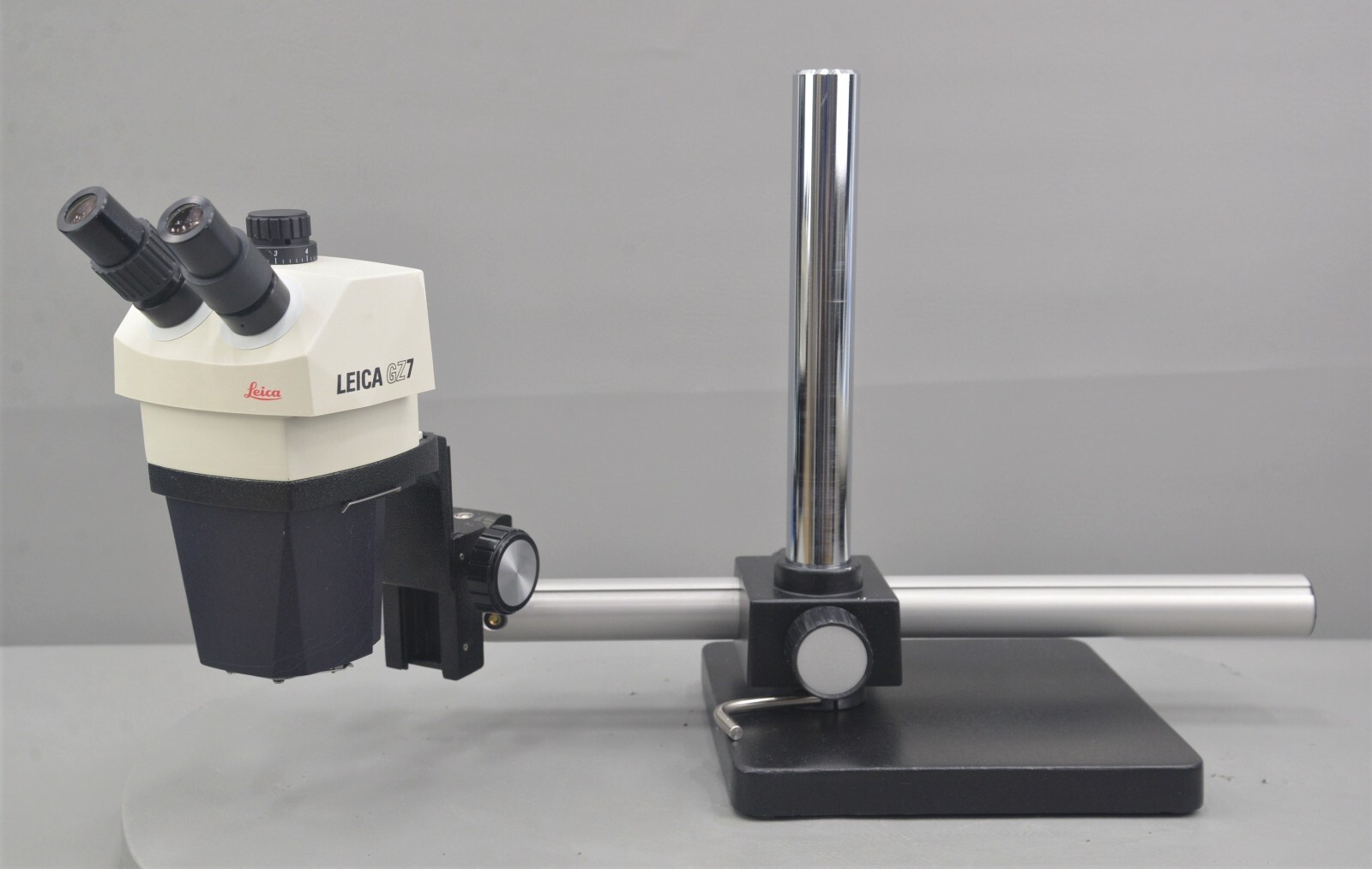 Leica 7 GZ7 Stereo Zoom 7X Microscope 10XW.F. w/ Weighted Boom Stand 13312714
