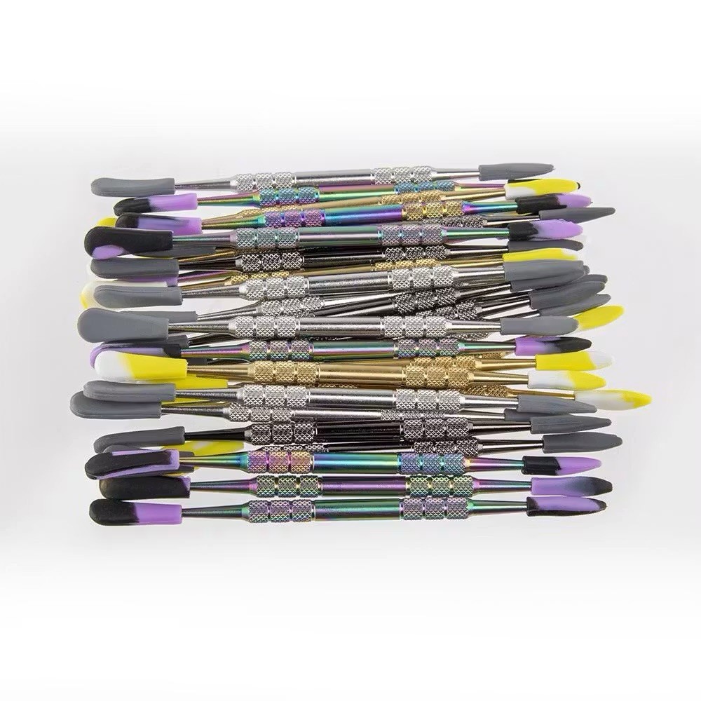 Ooze Stainless Steel Dabber Tool with Non-Stick Silicone Tips CHOICE Color