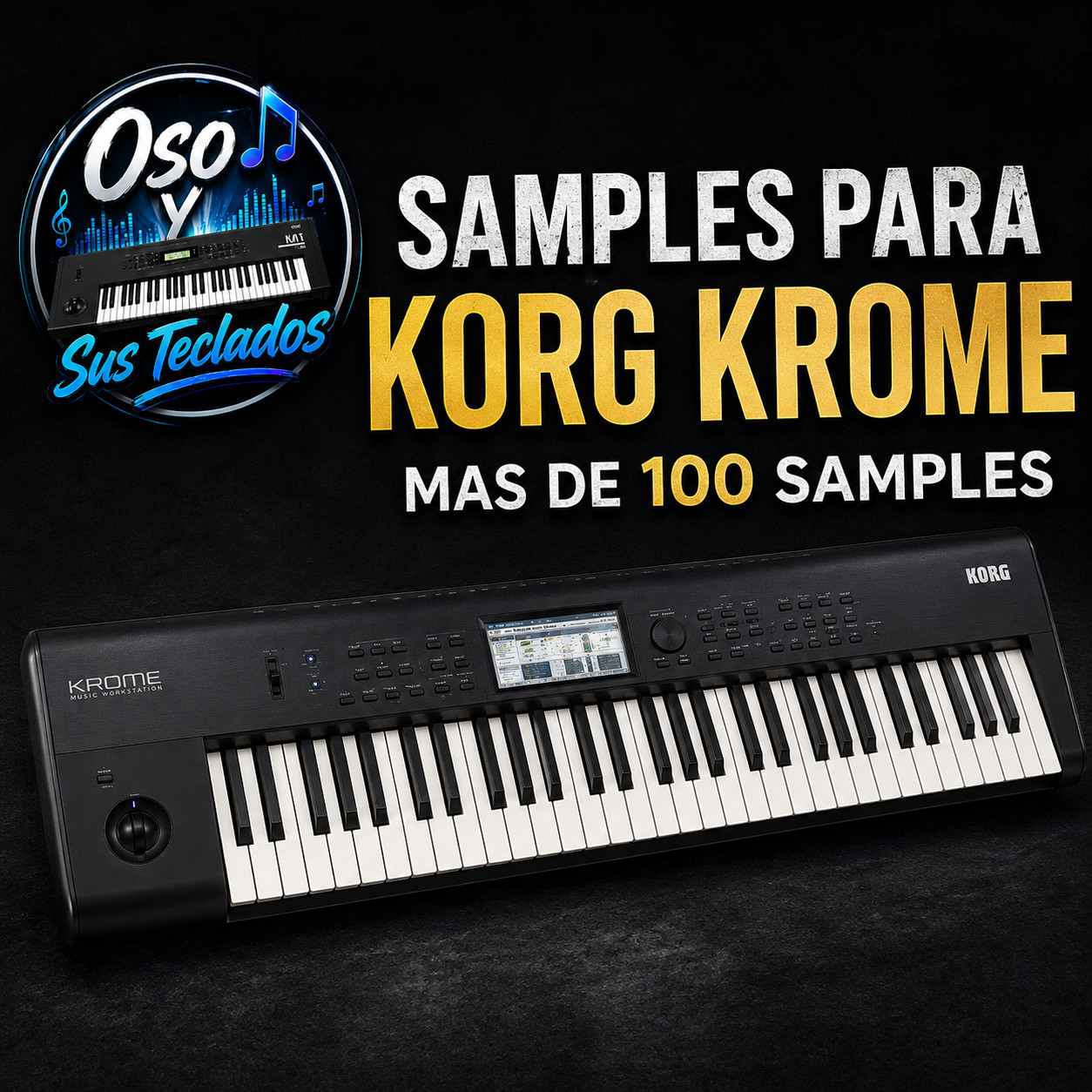 100 Samples Korg Krome / EX