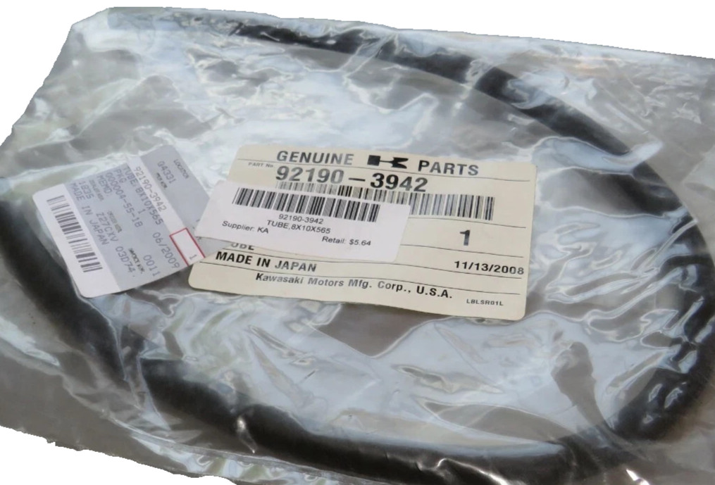New Original OEM Kawasaki 92190-3942 Ignition System Tube