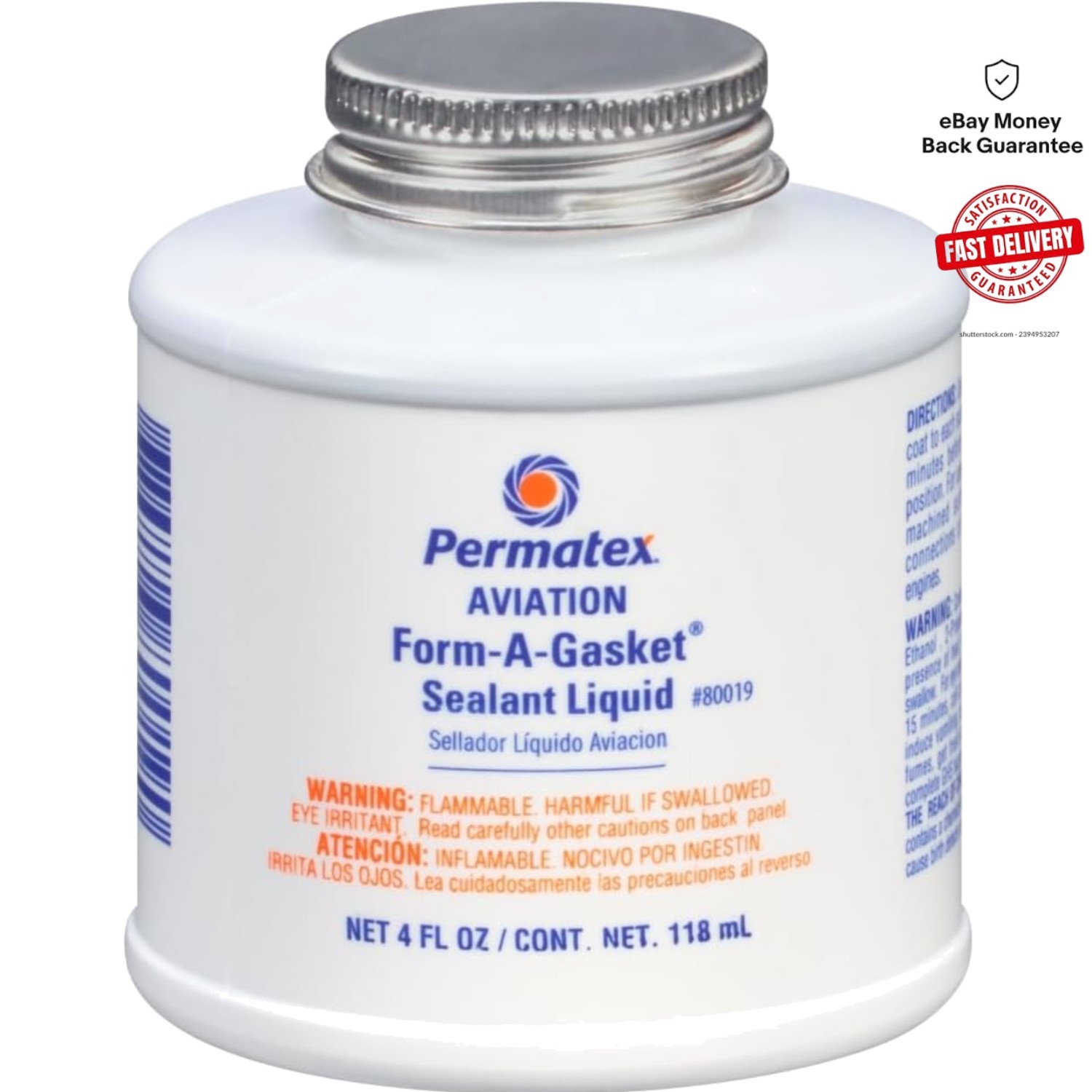 Permatex Aviation Form-A-Gasket No. 3 Sealant (4 Oz) – High-Performance Sealing