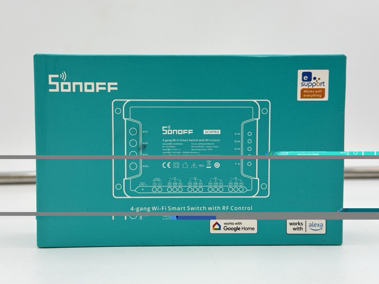 Sonoff 4CHPRO R3 Wifi Switch RF Smart Home 4 Channel Remote With Voice Control