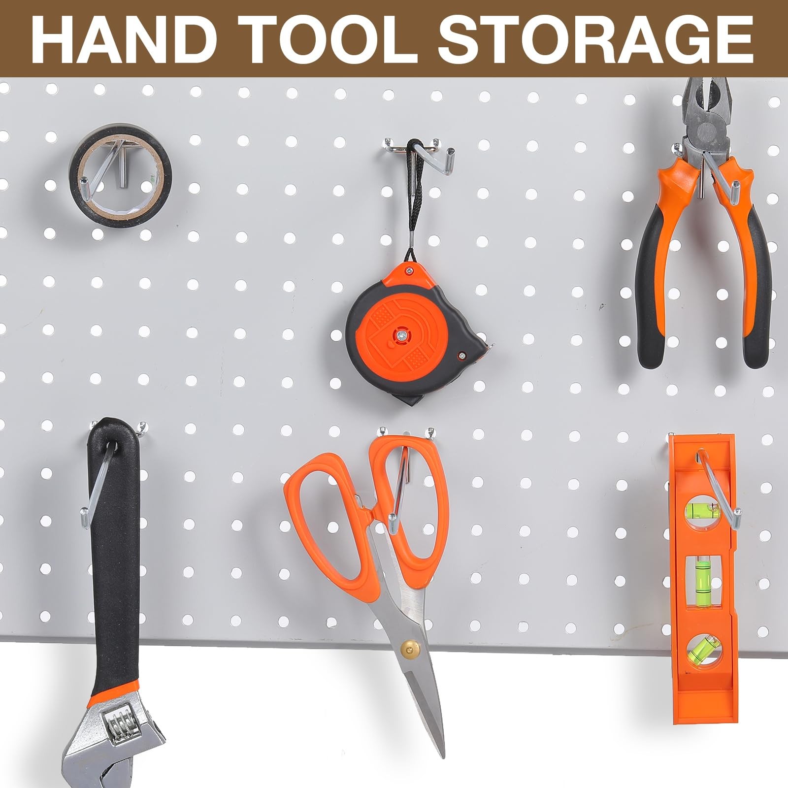 100 Pack Peg Board Hooks Stainless Steel Pegboard Hooks Shelving Display Hanging