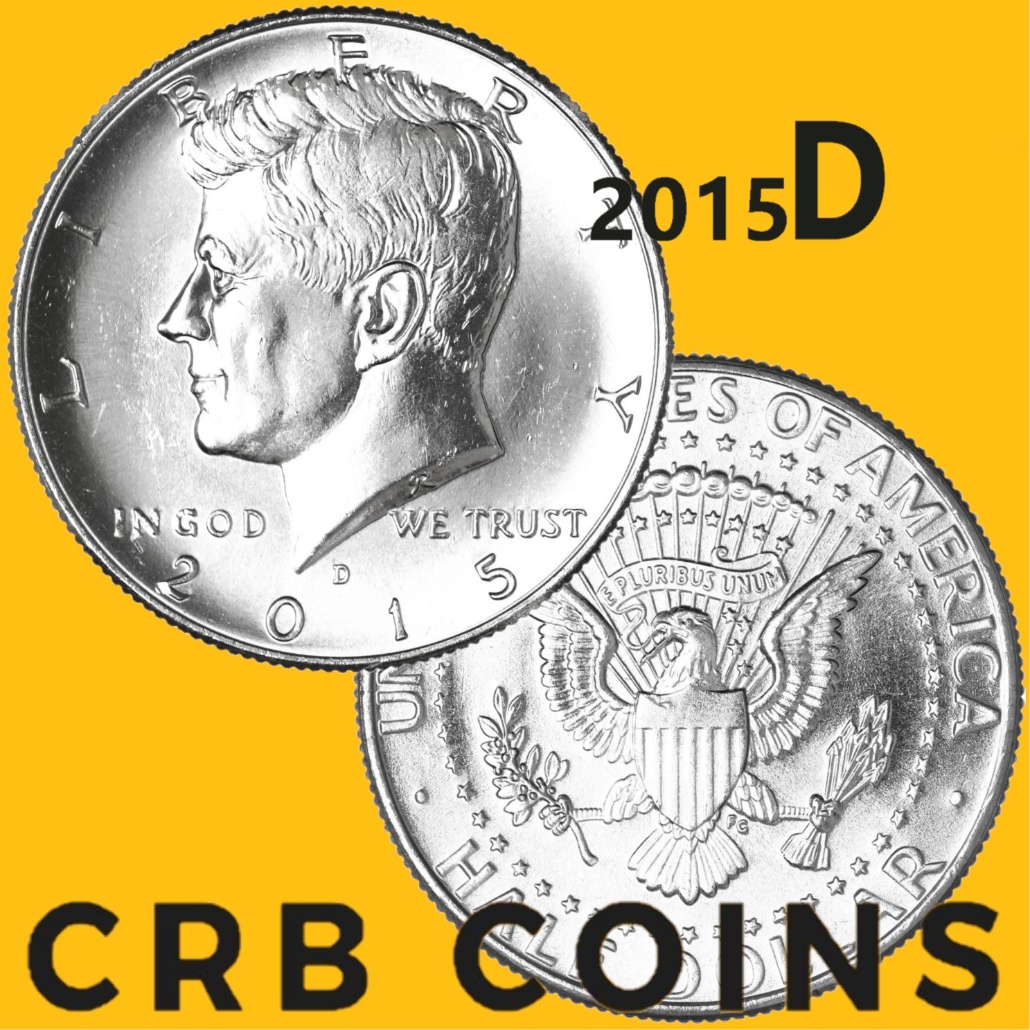 2015-D United States Kennedy Half Dollar - KM#A202b - (BU) - HD15D