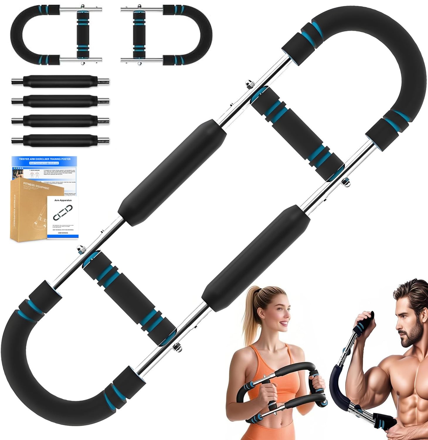 Twister Arm Trainer for Men, Chest Workout Equipment. Adjustable Chest Traine...