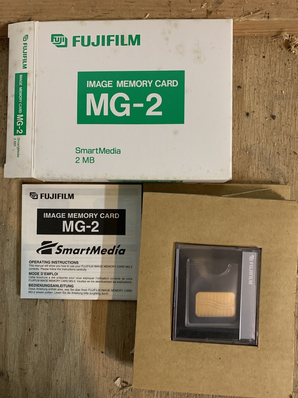 Fujifilm MG-2 Smartmedia 2MB Image Memory Card Smart Media