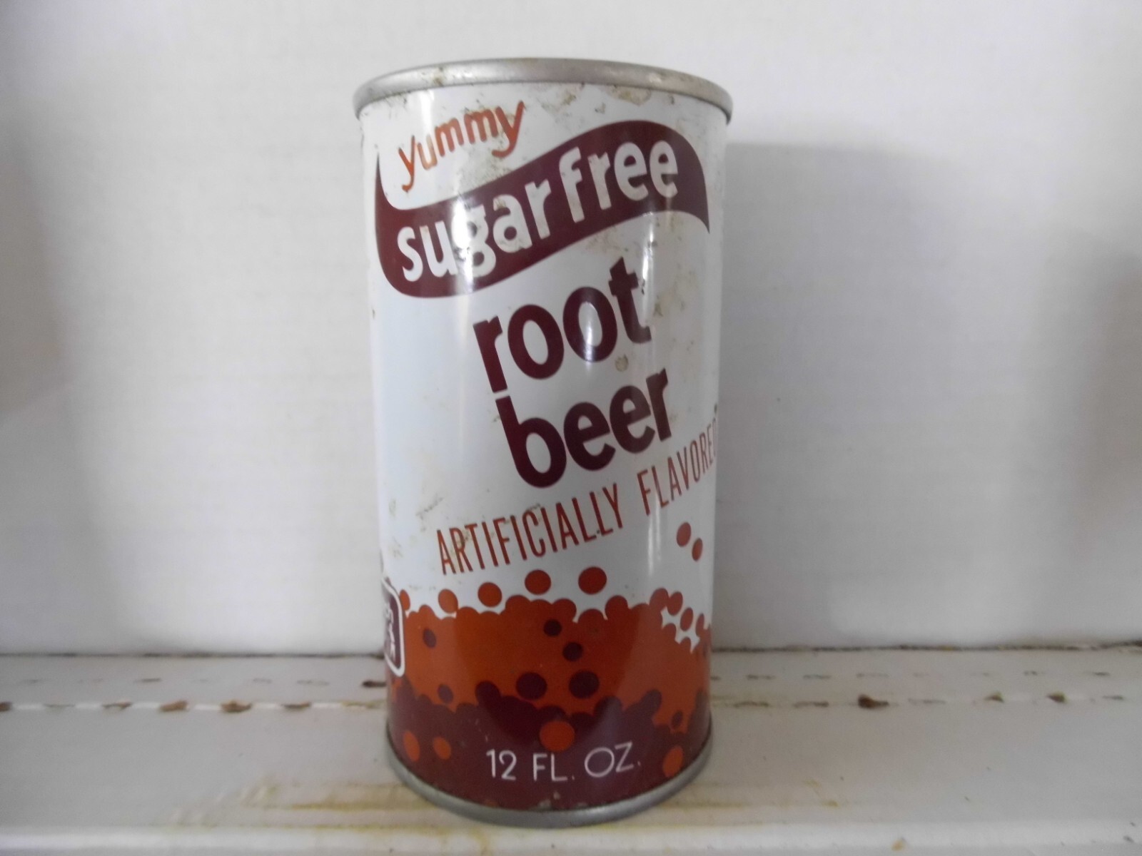 YUMMY SUGAR FREE ROOT BEER S/S SODA CAN~JEWEL BEVERAGE, MELROSE PARK, ILL