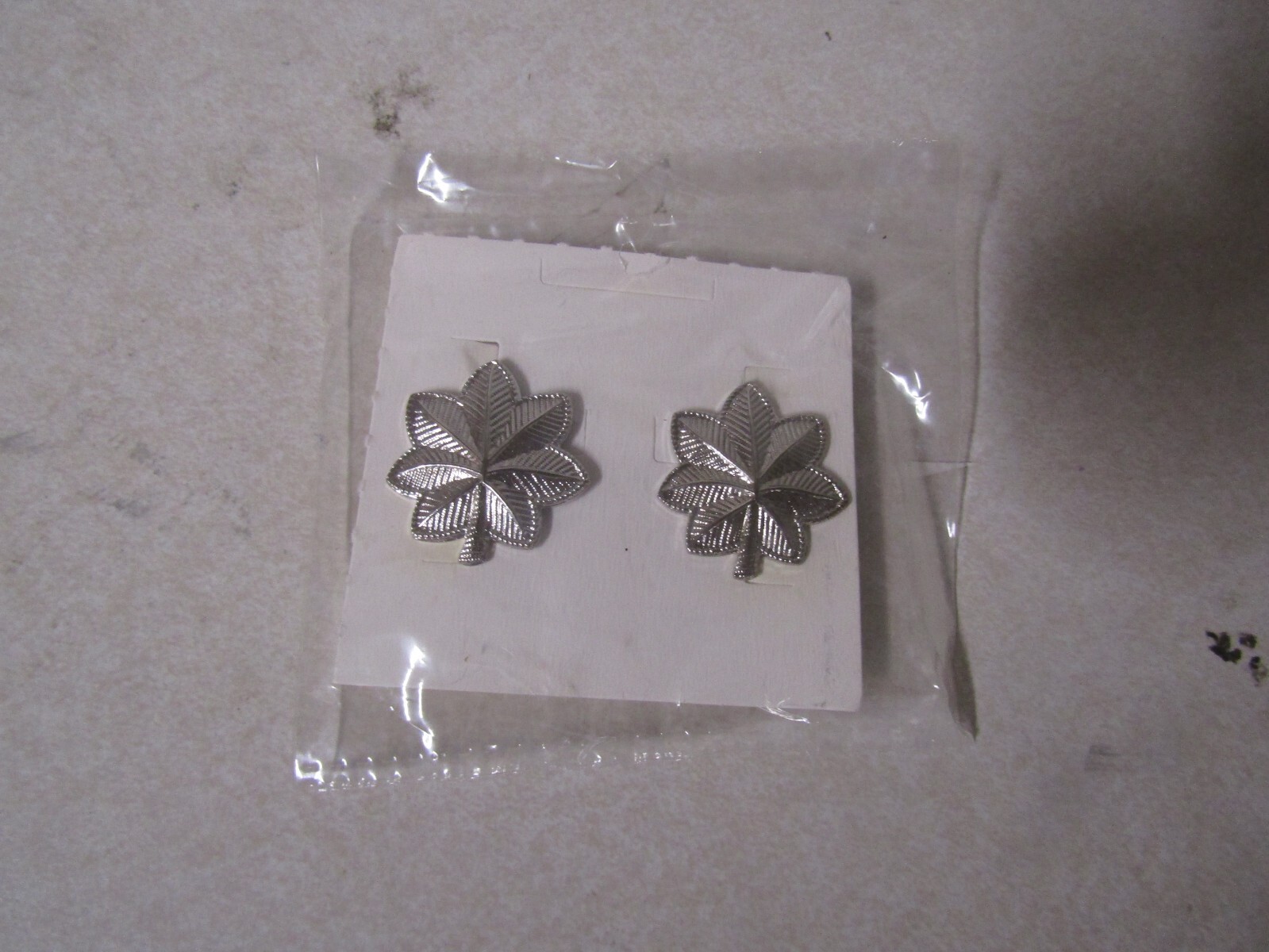 US MILITARY INSIGNIA RANK SET OF 2 CHROME SHINY LIEUTENANT COLONEL LTC NIP FULL