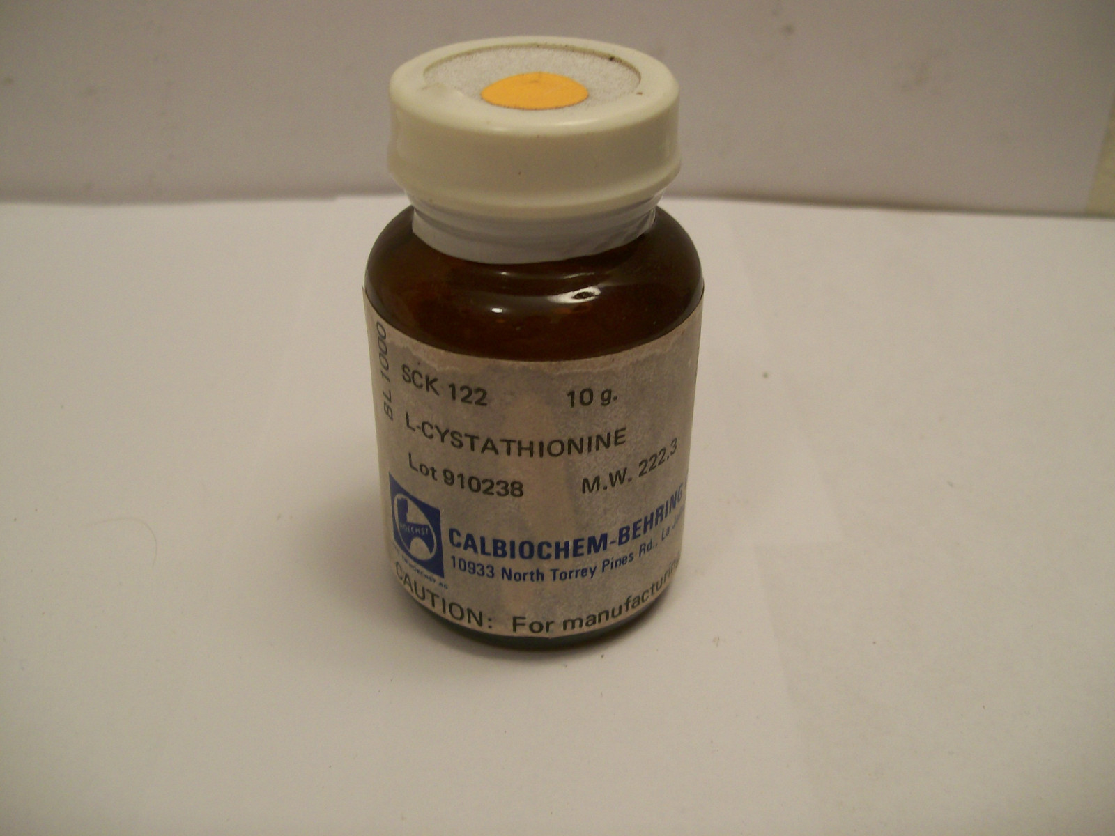 Cystathionine, Mixed Isomers,  10 grams (sealed)