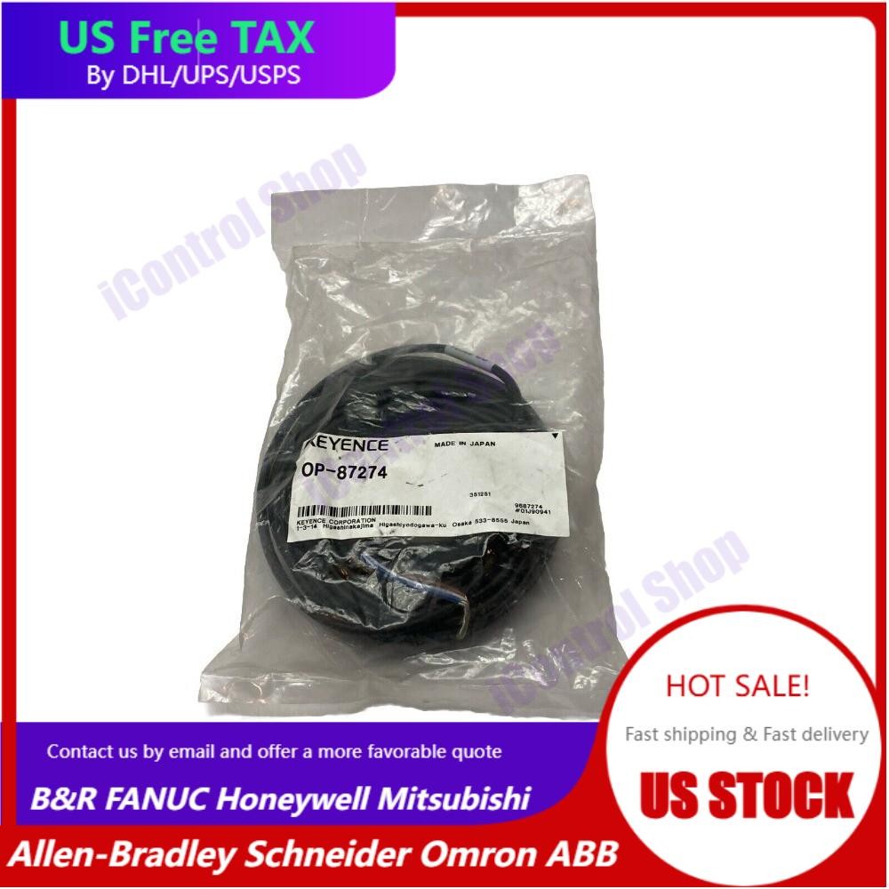 Keyence OP-87274 Connector Cable M12 L-Shaped 10m PVC