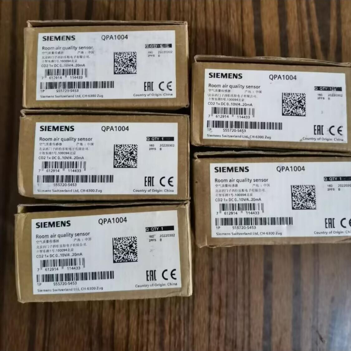 1PC New Siemens QPA1004 Room Air Quality Sensor In Box Brand Free Ship
