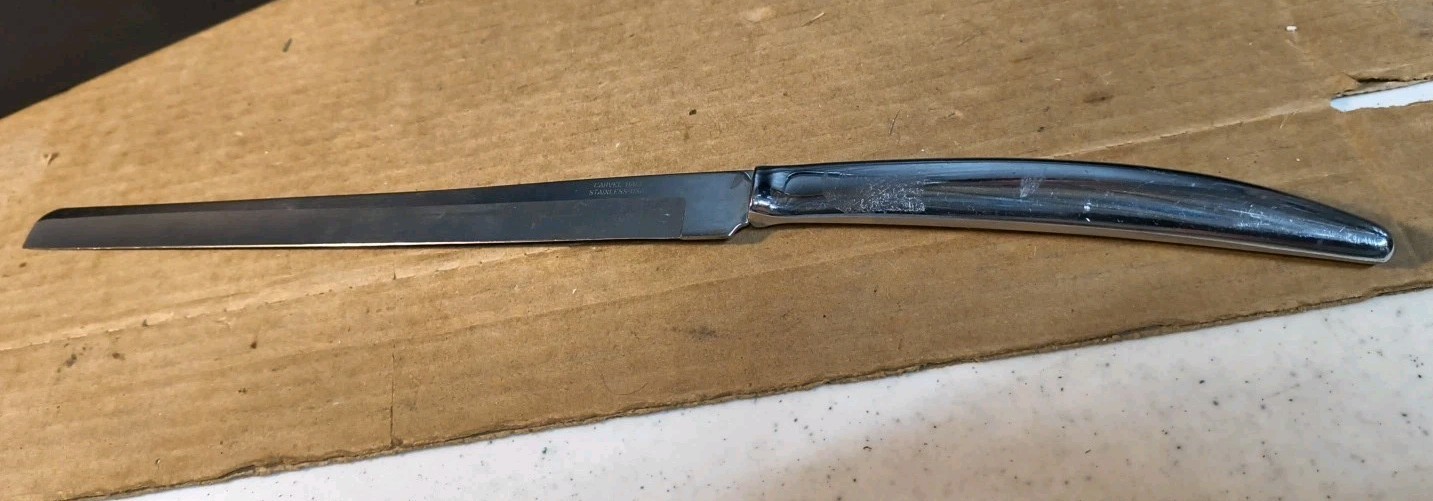 13.5" Retro Modern Industry Bread Knife Carvel Hall Stainless Steel Blunt