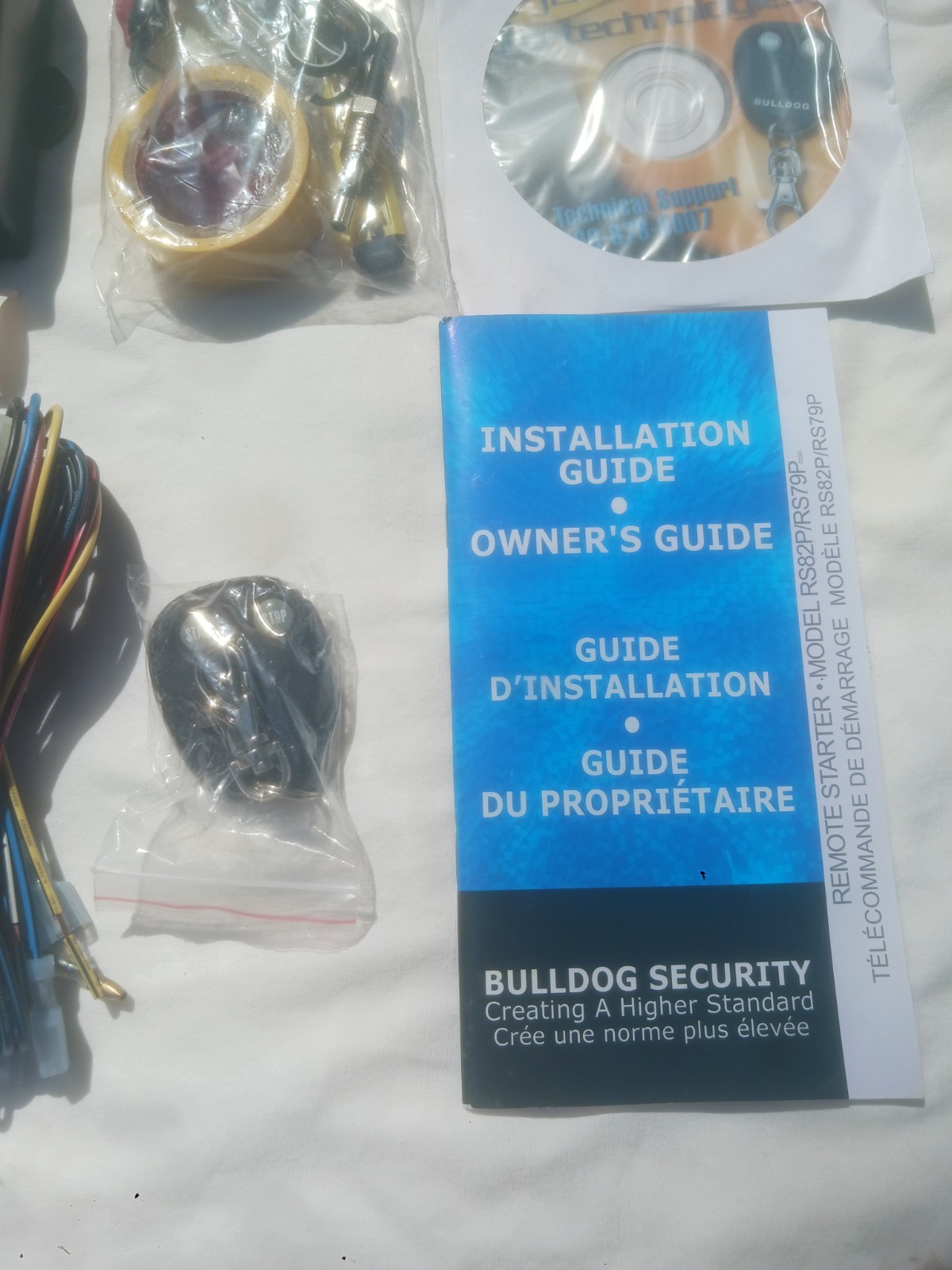 Bulldog Security Remote Vehicle Starter System Model (RS82) 400'range