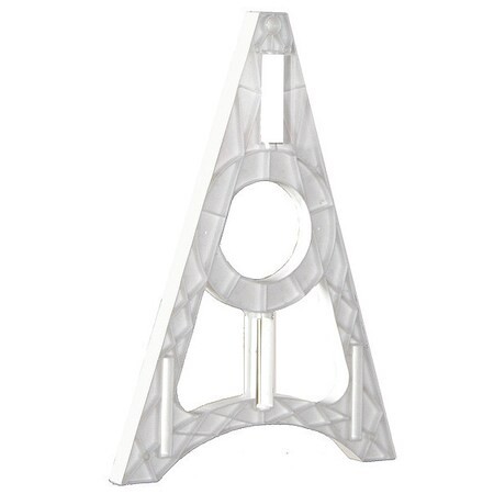 Zoro Select 80Barelg14 Barricade Leg, Polymer, Non-Reflective, 40 1/2 In,