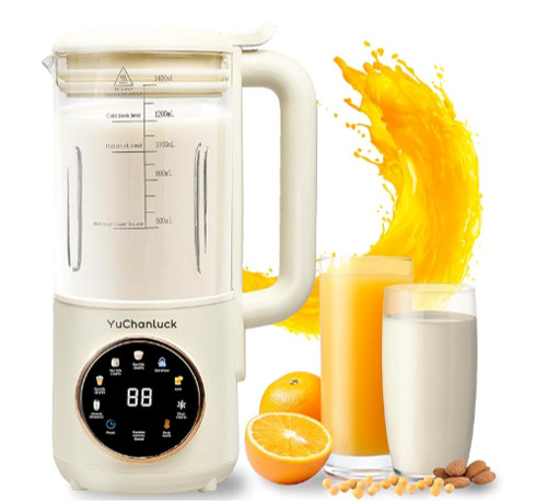 Yuchanluck Nut Milk Machine  47oz with Delay Start/24 Hours Timer/Keep Warm/Self
