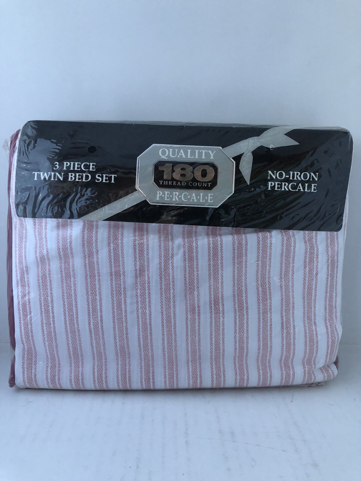 Vintage Royale Luxury Percale 3 Piece Twin Set Cotton 180 Thread Count Made USA