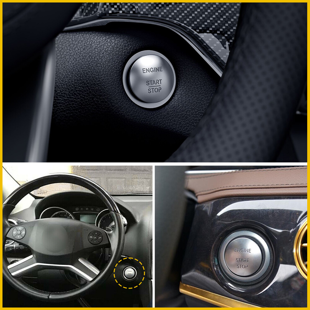 For Mercedes Benz Keyless Push Start Stop Button Go Engine Ignition Switch Parts
