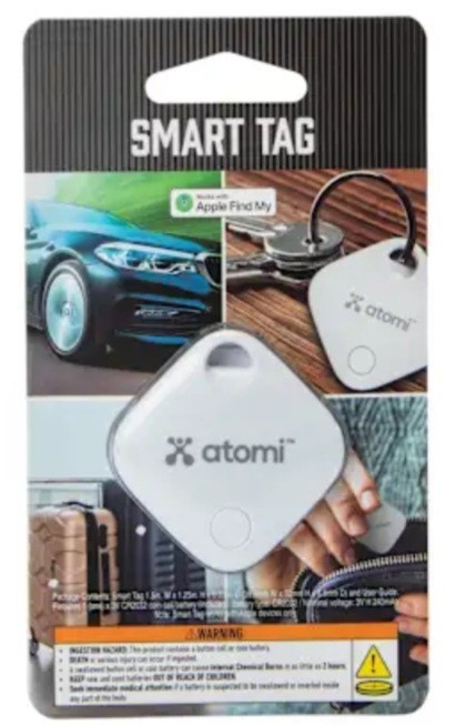 atomi Smart Tag Tracker (Works with Apple devices only)