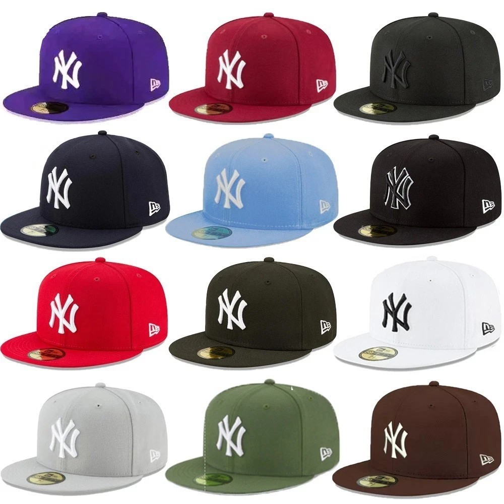 York Yankees Basic New 59fifty Fitted Hat NY Baseball Era Men's Cap MLB Stitche