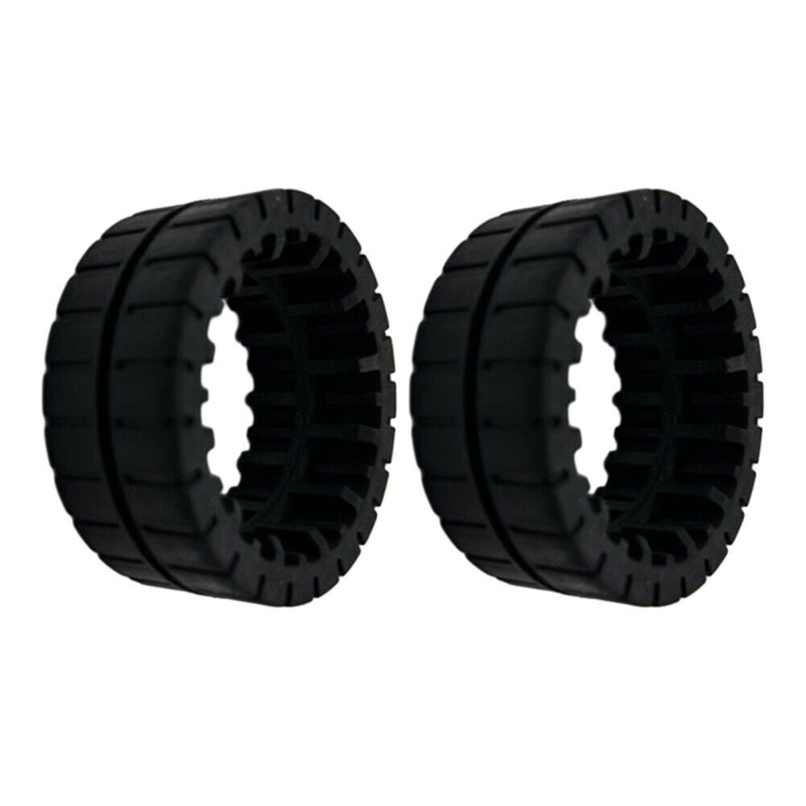 2PCS Durable Replacement Rubber Wheel Tires Cover For iRobot Braava Jet M6 d