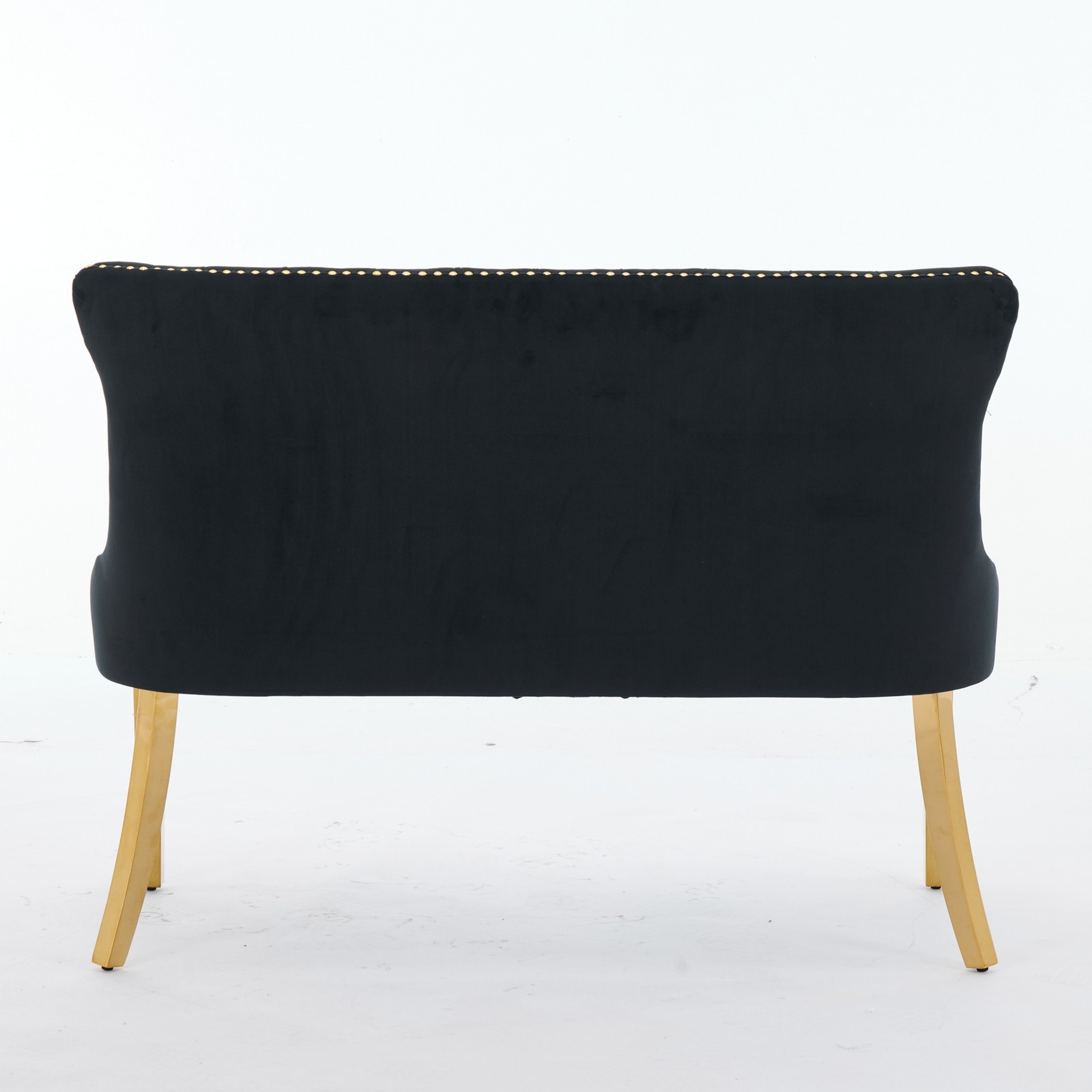 Velvet Double Dining Loveseat Bench, Kitchen & Dining Seating, 2-Seat Tufted B