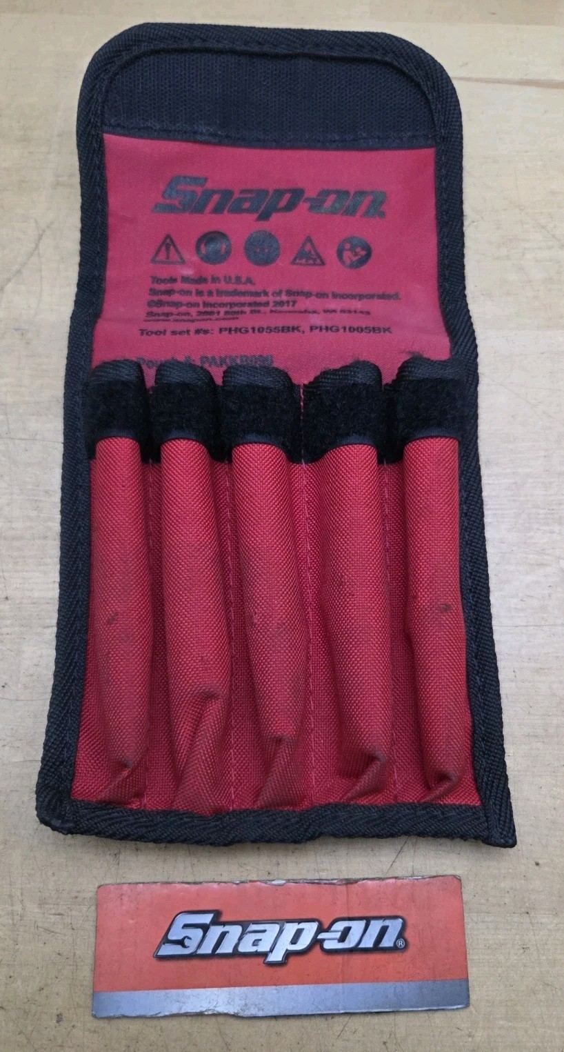 Snap On PAKKB096 - Pouch For PHG1055/PHG1005 5 Piece Air Hammer Bit Set