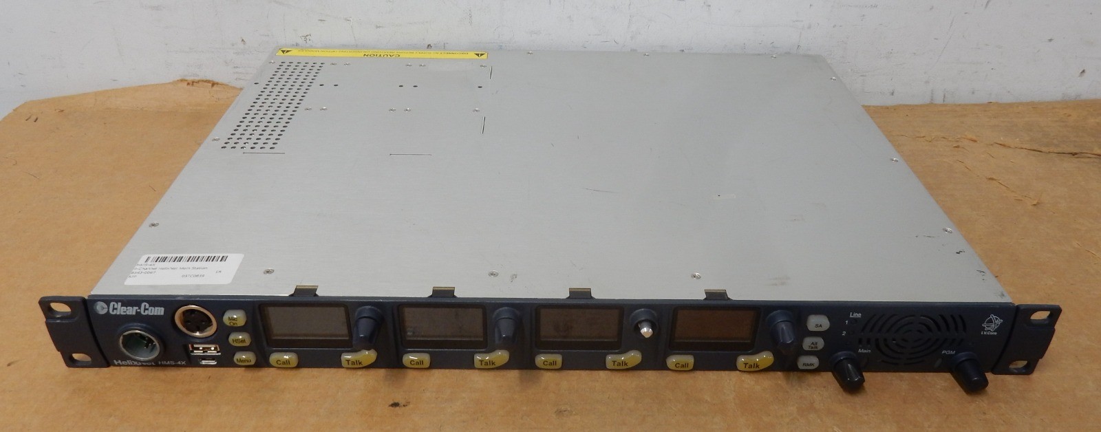 CLEAR-COM HMS-4X 4-Channel HelixNet Main Station