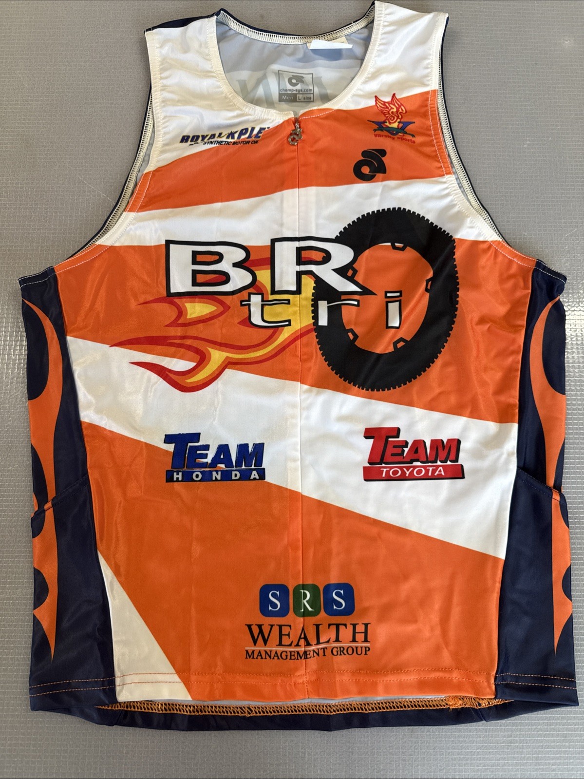 Champion System Men’s Tri Triathlon Top Large L (9433-G)