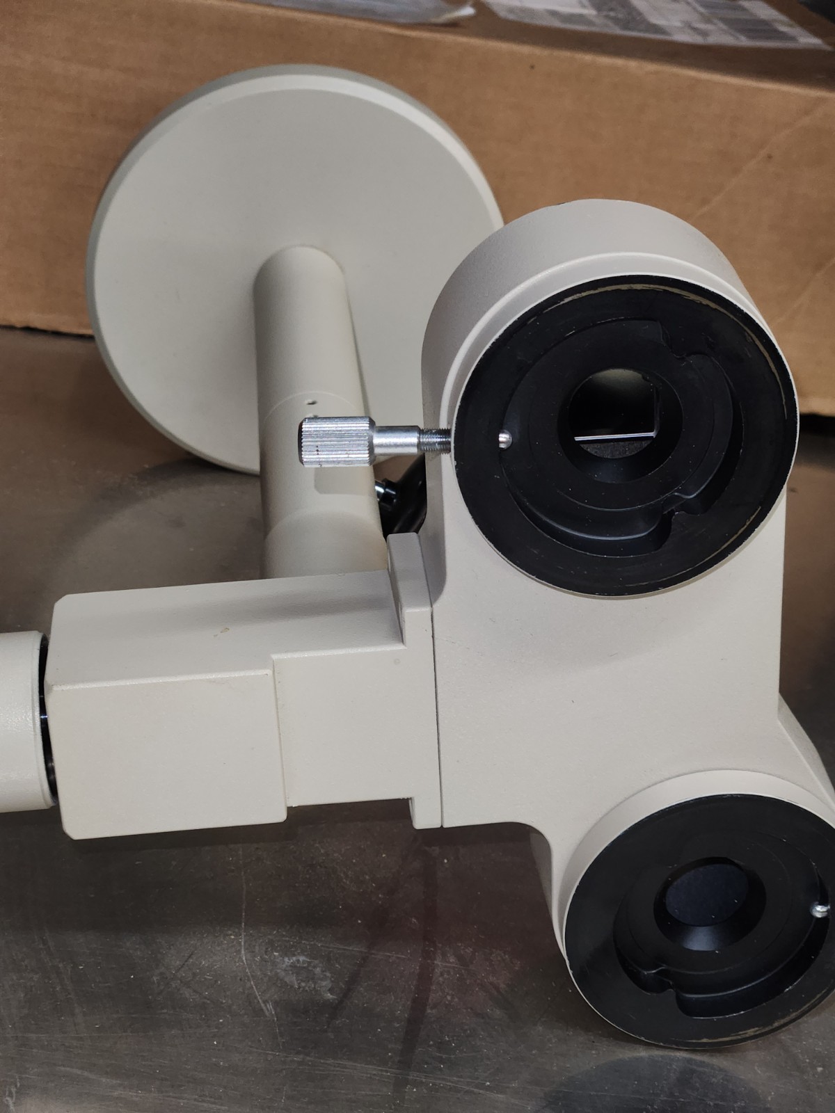 Olympus BH2-DO Microscope Dual Viewing Attachment, Head Splitter Extension Base