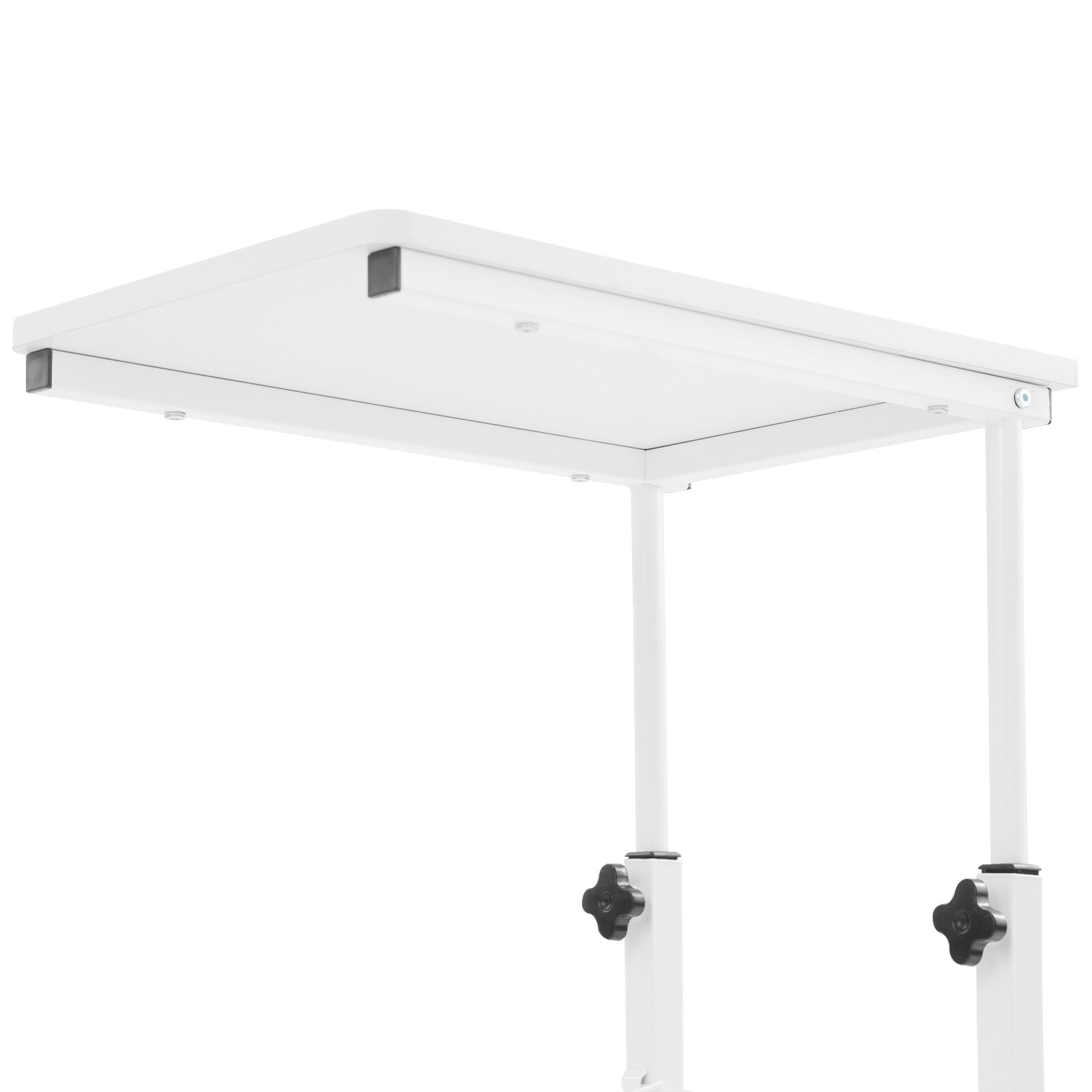 Adjustable Bed Side Table Side Table with Wheels Mobile Standalone Table USA